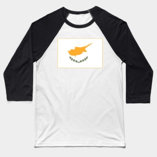 Flag of Cyprus Baseball T-Shirt